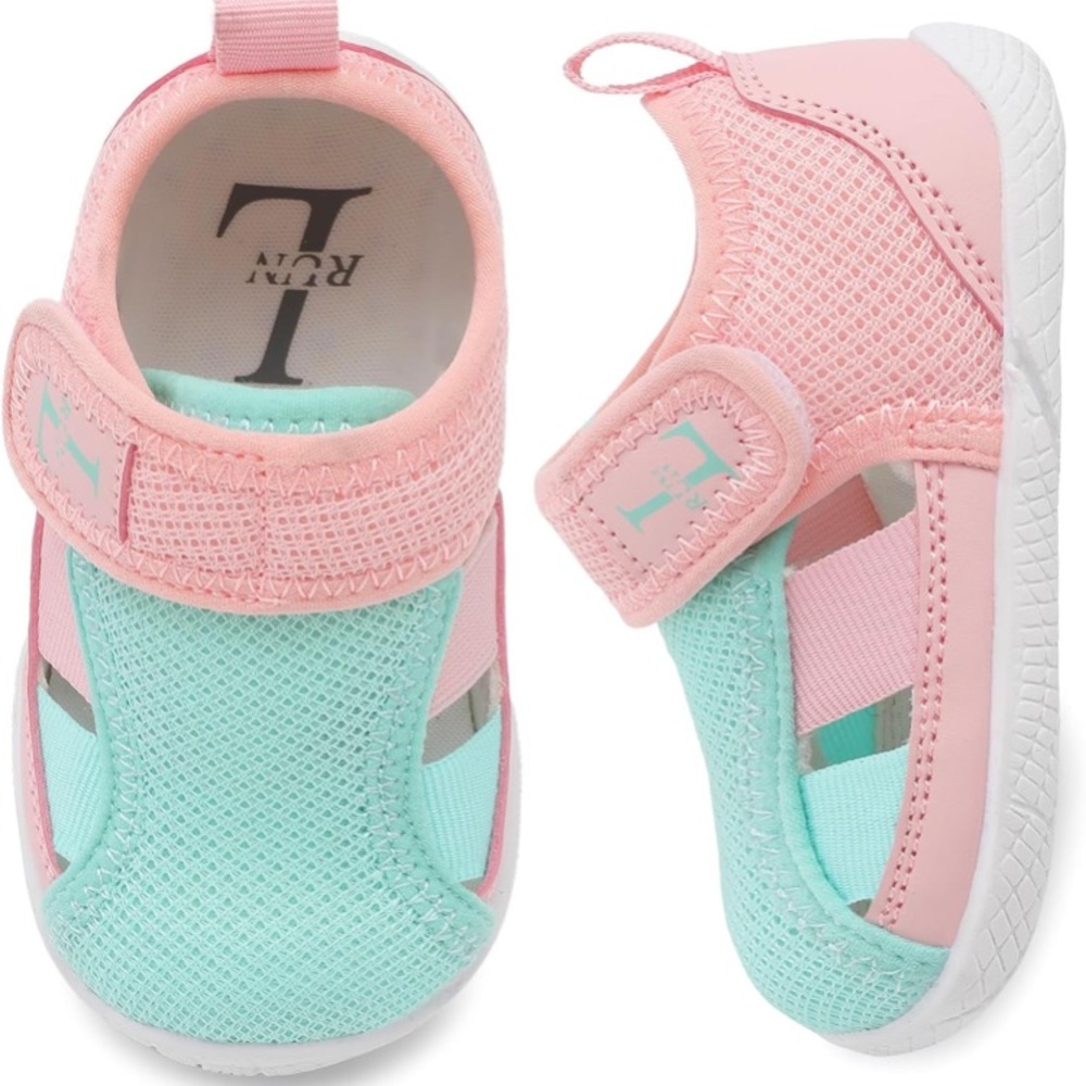 Trendy Kids' Pink and Aqua Water Shoes